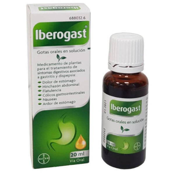 Iberogast gotas orales en solucion 1 frasco 20 ml