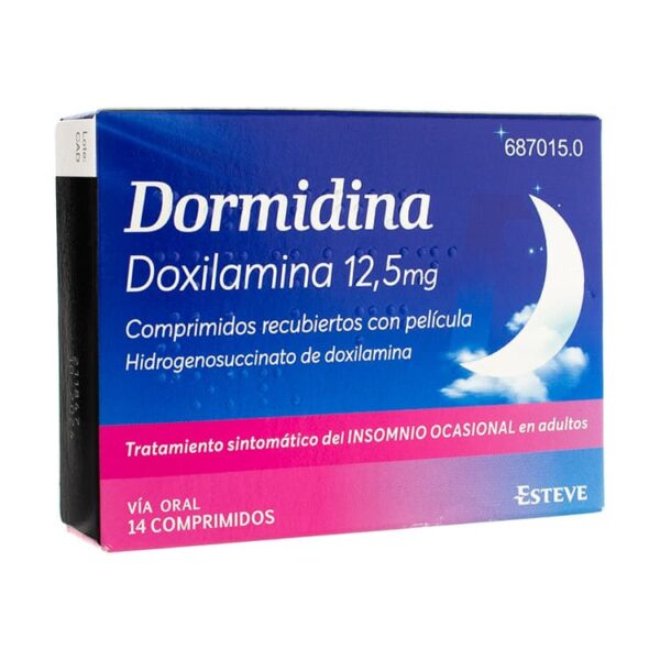 Dormidina 12,5 mg 14 comprimidos recubiertos