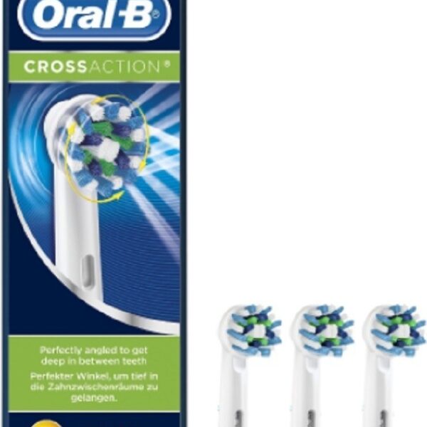 Cepillo dental electrico recambio oral-b pro cross action 3 cabezales