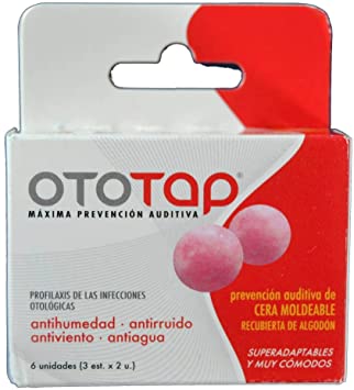 Tapones oidos cera ototap 6 unidades