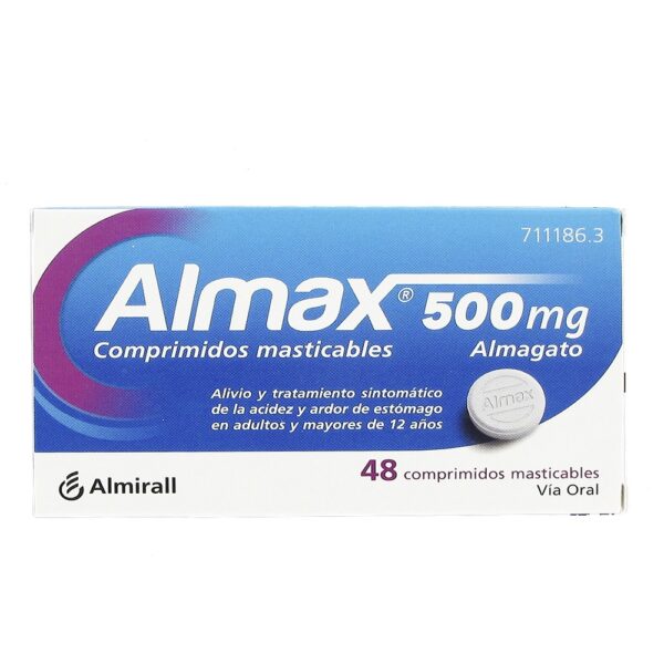 Almax 500 mg 48 comprimidos masticables