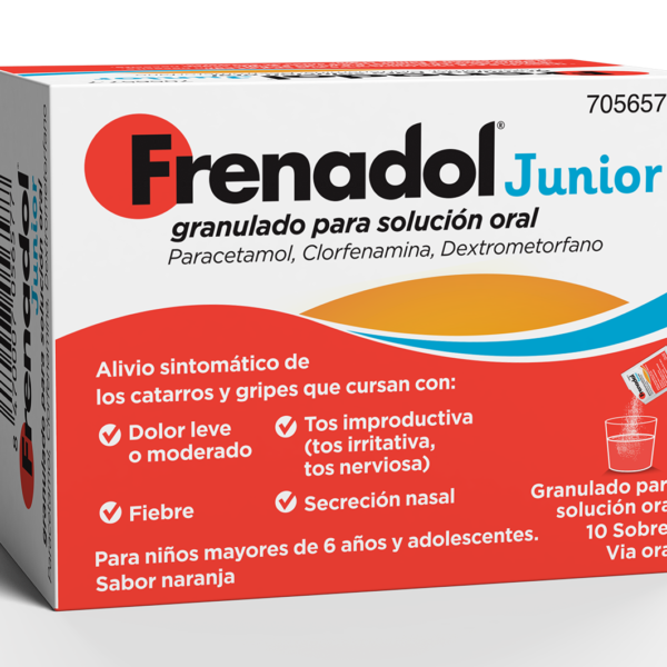 Frenadol junior 10 sobres granulado para solucion oral