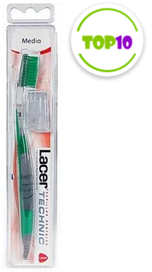 Cepillo dental adulto lacer medio 1 unidad