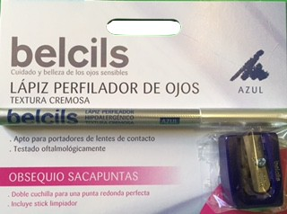 Belcils lapiz de ojos hipoalergenico 1 unidad textura cremosa color azul