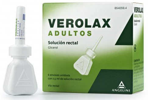 Verolax adultos 5,4 ml solucion rectal 6 enemas 7,5 ml