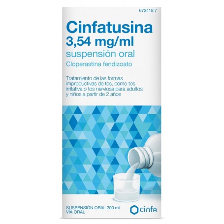 Cinfatusina 3,54 mg/ml suspension oral 1 frasco 200 ml
