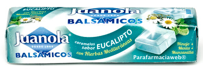 Juanola caramelos eucaliptus vit c y hierbas mediterraneas 1 envase 32,4 g