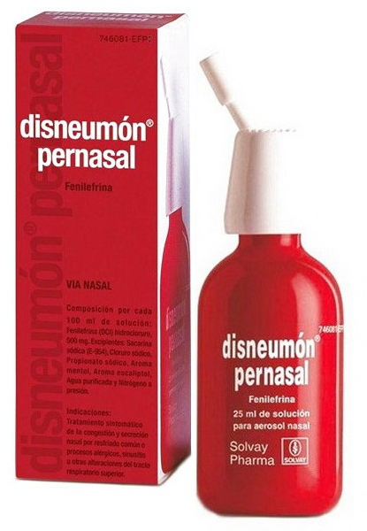 Disneumon pernasal 5 mg/ml solucion para pulverizacion nasal 1 envase 25 ml