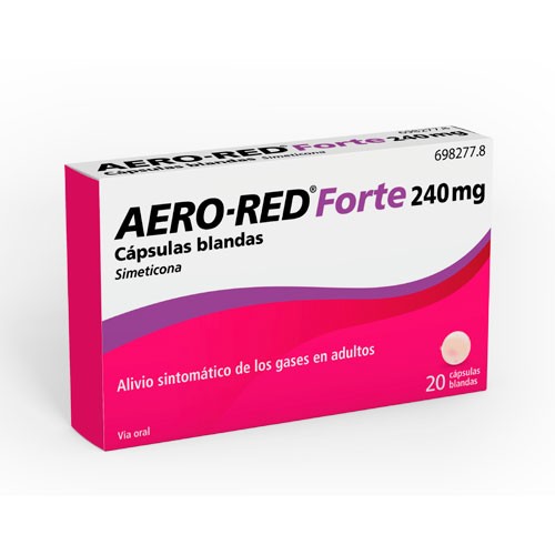 Aero red forte 240 mg 20 capsulas blandas