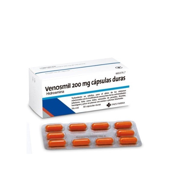 Venosmil 200 mg 60 capsulas