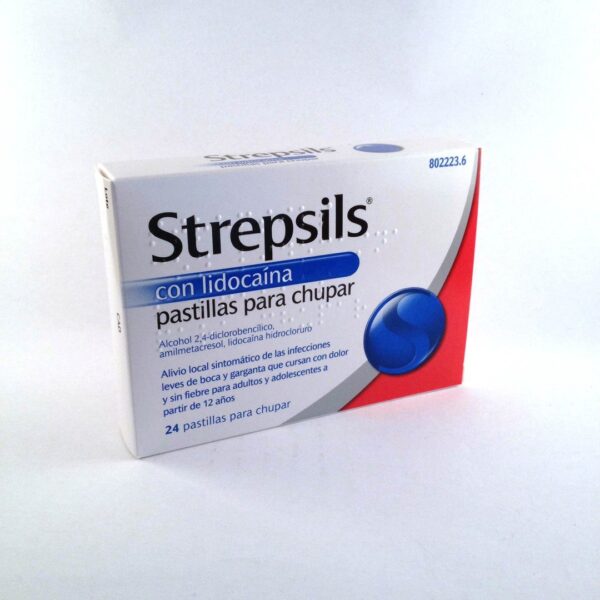 Strepsils con lidocaina 24 pastillas para chupar