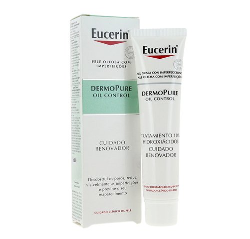 Eucerin dermopure oil control tratamiento 10% hidroxiacidos 1 envase 40 ml