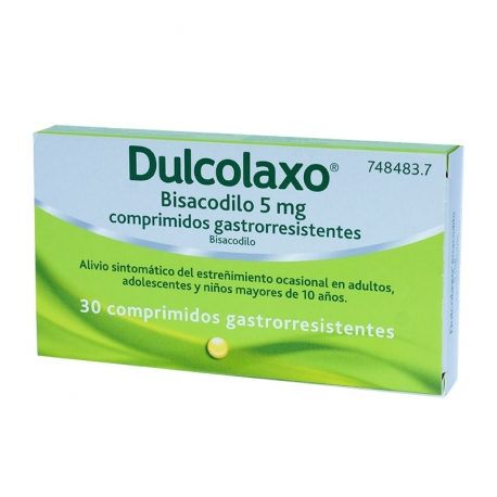 Dulcolaxo bisacodilo 5 mg 30 comprimidos gastrorresistentes