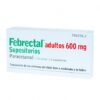 Febrectal adultos 600 mg 6 supositorios