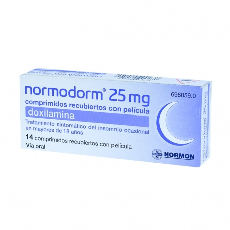 Normodorm 25 mg 14 comprimidos recubiertos