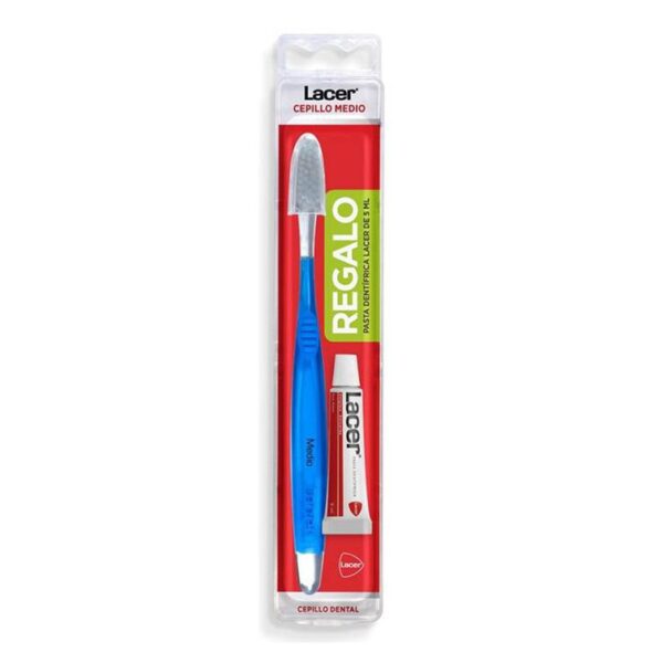Cepillo dental lacer medio + pdl 5ml