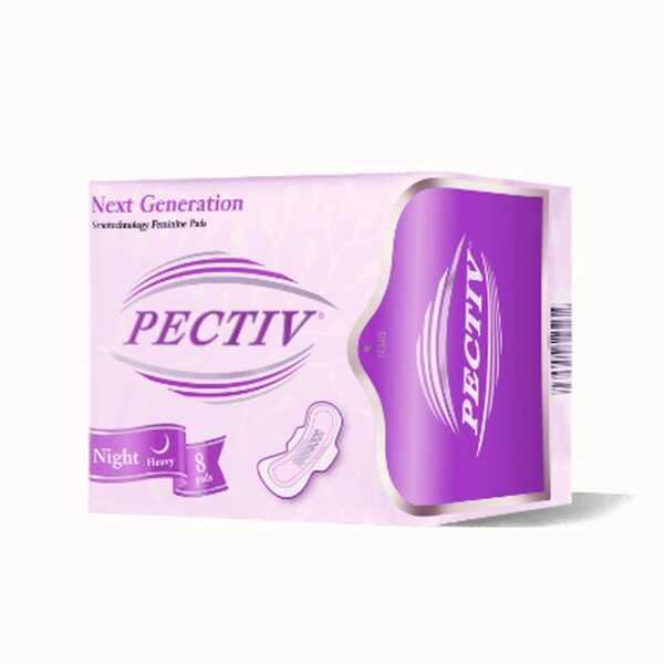 Compresas noche pectiv 8 unid