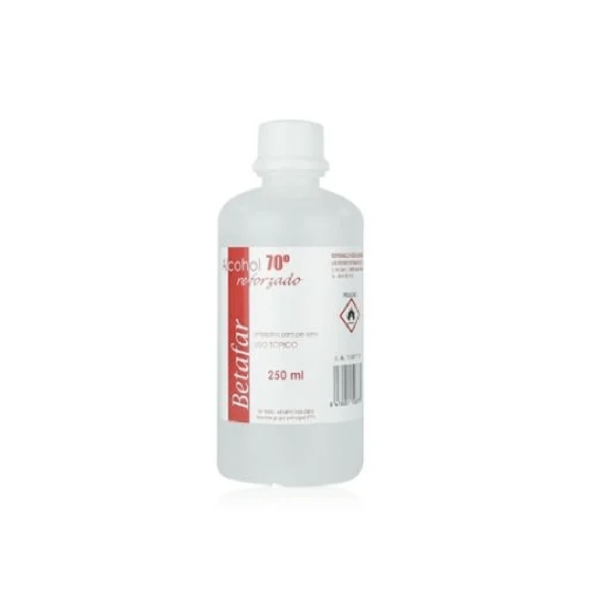 Alcohol 70º betafar 1 frasco 250 ml