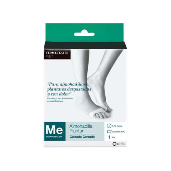 Almohadilla plantar farmalastic feet calzado cerrado talla grande 2 unidades