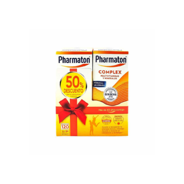 Pharmaton complex 2 envases 60 comprimidos pack promocional
