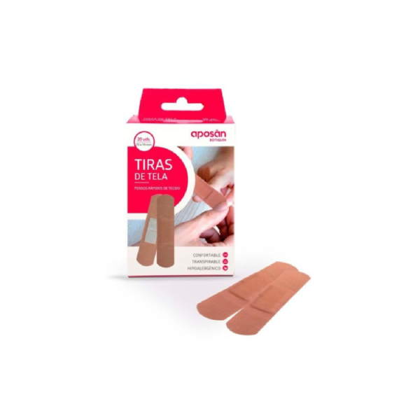 Aposan tira de tela 20 unidades 19 cm x 72 mm