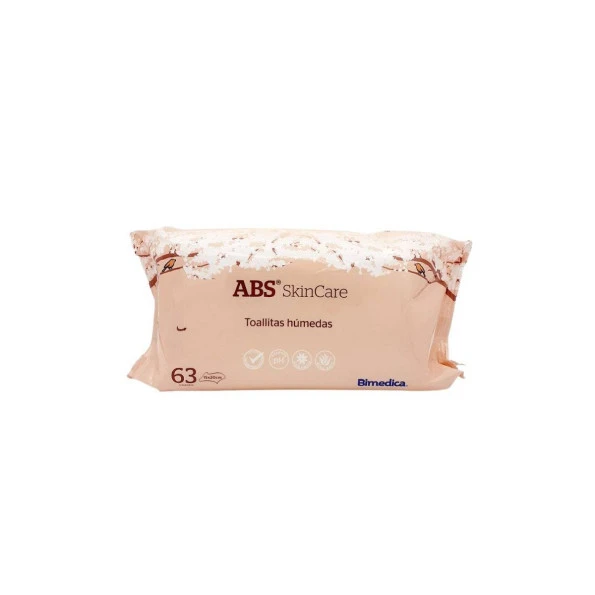 Abs skincare toallitas humedas corporales 63 unidades