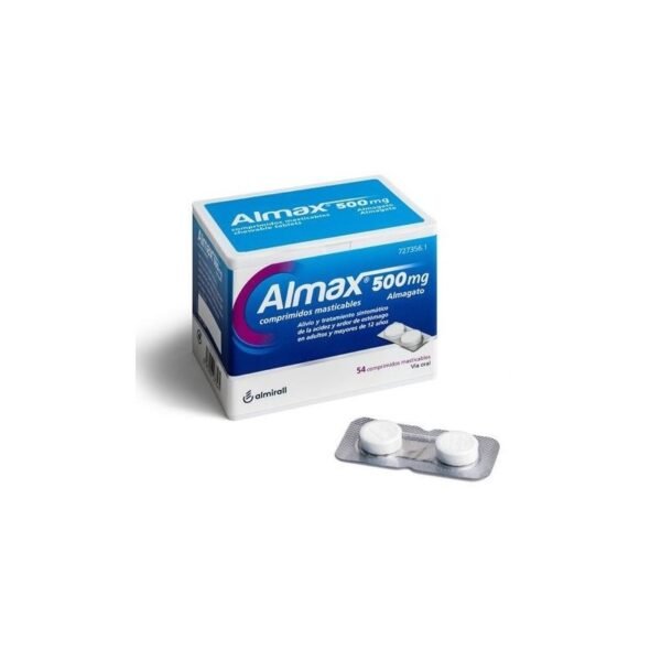 Almax 500 mg 54 comprimidos masticables