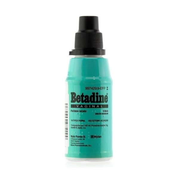 Betadine vaginal 100 mg/ml solucion vaginal 1 frasco 125 ml
