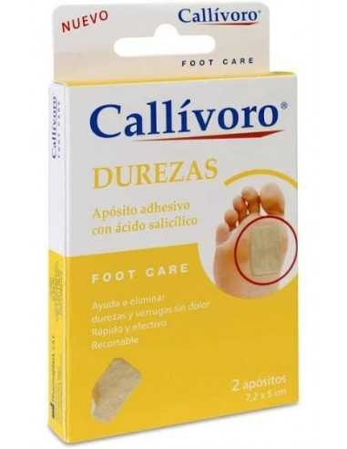 Callivoro durezas aposito de tejido 2 apositos 7,2 cm x 5 cm