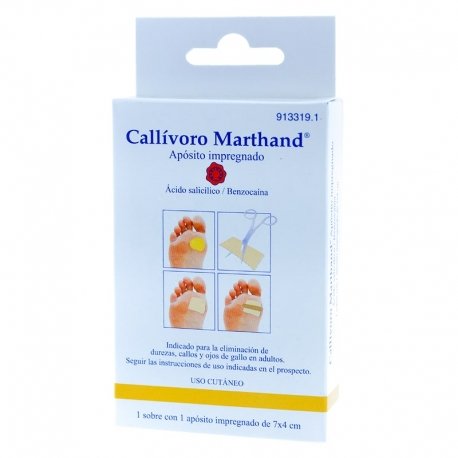 Callivoro marthand 1 aposito impregnado 7 x 4 cm