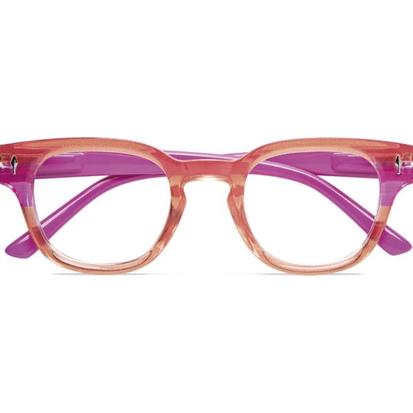 Gafas twins gold funk arancione fucsia +2.50