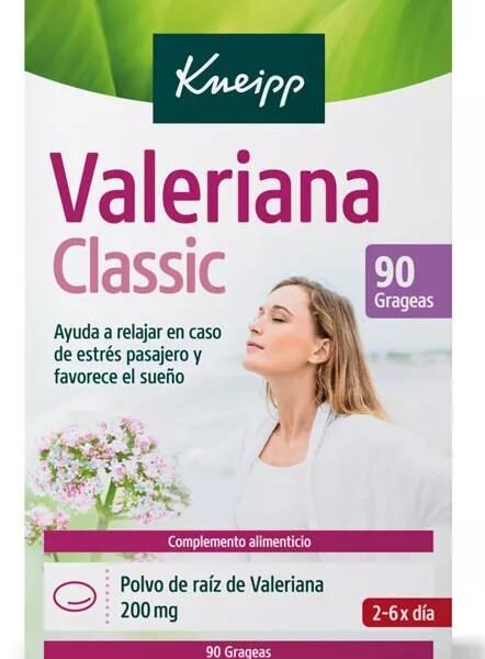 Kneipp valeriana classic 90 grageas