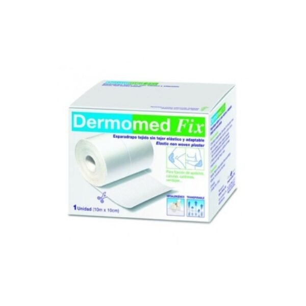 Esparadrapo hipoalergico dermomed fix tejido sin tejer 1 unidad 10 m x 10 cm
