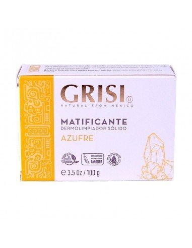 Grisi azufre jabon matificante 1 envase 100 g