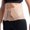 Faja lumbosacra semirrigida doble tensor en cruce lumbar primspine care+ ref. prs620bgm 1 unidad talla m color beige
