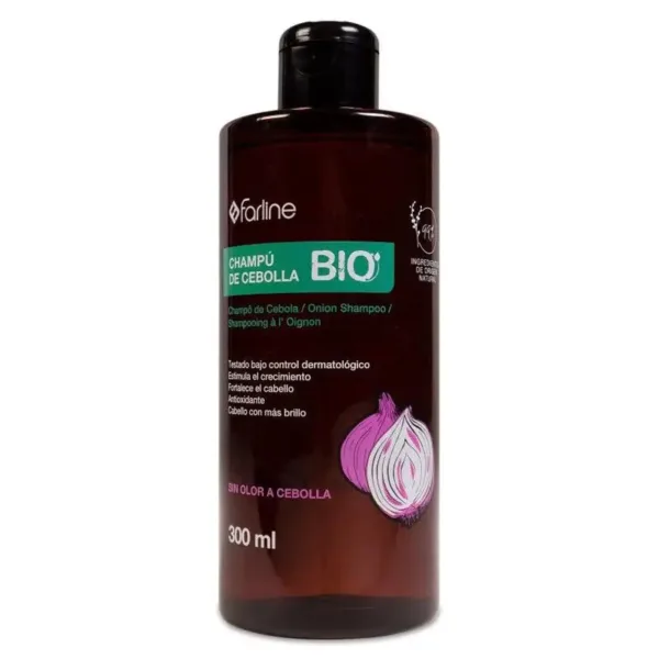 Farline champu cebolla bio 1 envase 300 ml