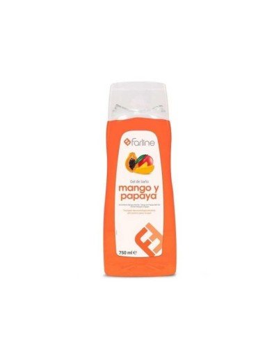 Farline gel de baño mango y papaya 1 envase 750 ml