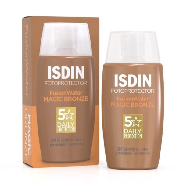 Isdin fotoprotector fusion water magic 1 frasco 50 ml color bronze