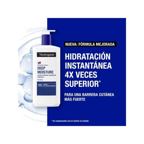 Neutrogena formula noruega hidratacion profunda locion corporal rapida absorcion piel seca 2 envases 750 ml