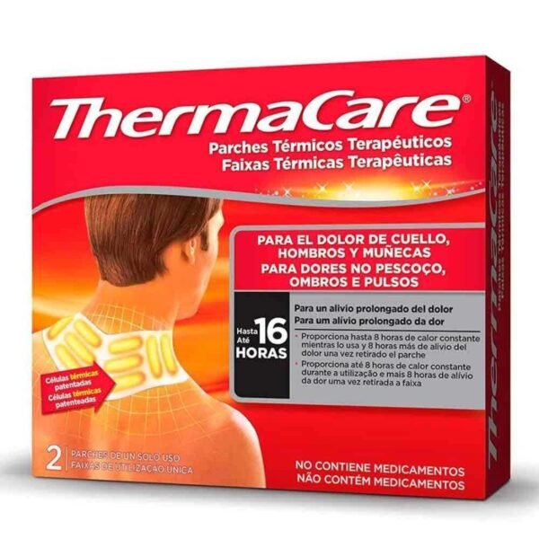 Thermacare parche termico cuello hombro muñeca 2 parches